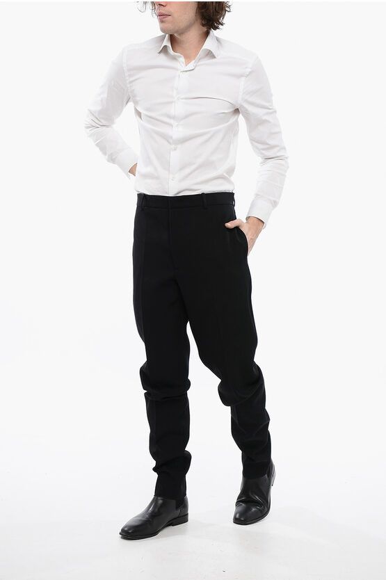 Jil Sander 4-Pocketed Virgin Wool Pants with Hidden Closure Size US 31 - 4 Thumbnail