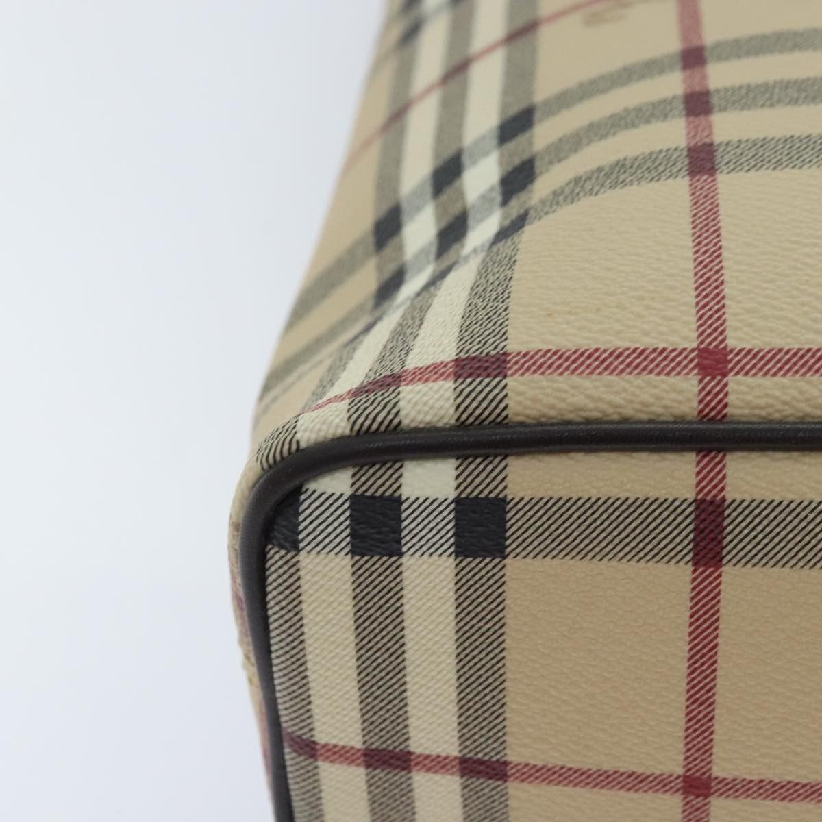 Burberry Nova Check Beige Canvas Handbag (Pre-Owned) Size ONE SIZE - 10 Thumbnail