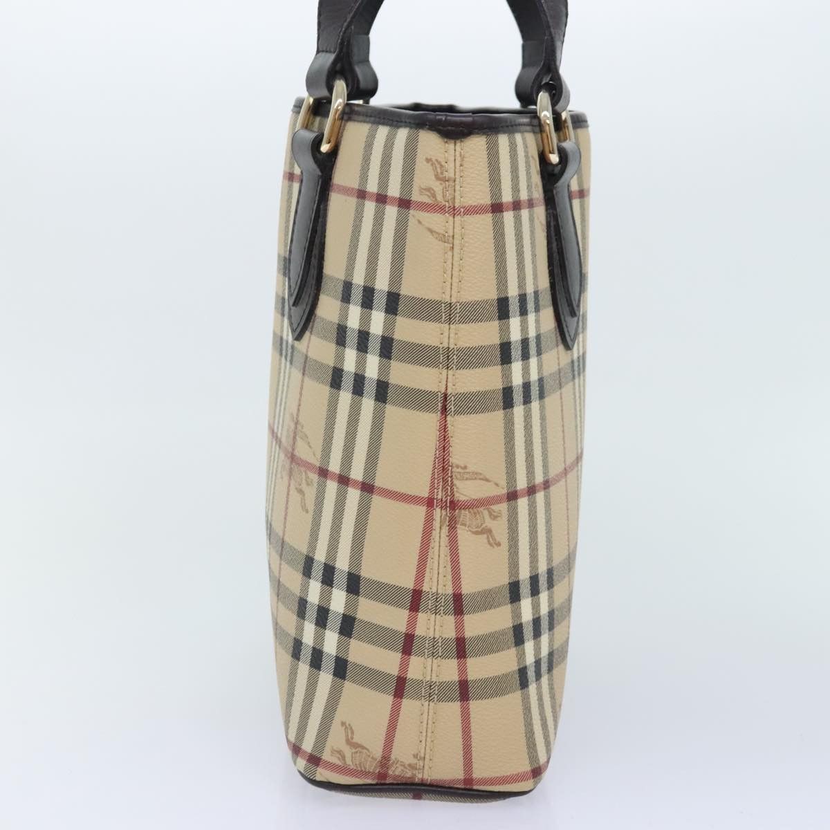 Burberry Nova Check Beige Canvas Handbag (Pre-Owned) Size ONE SIZE - 3 Thumbnail