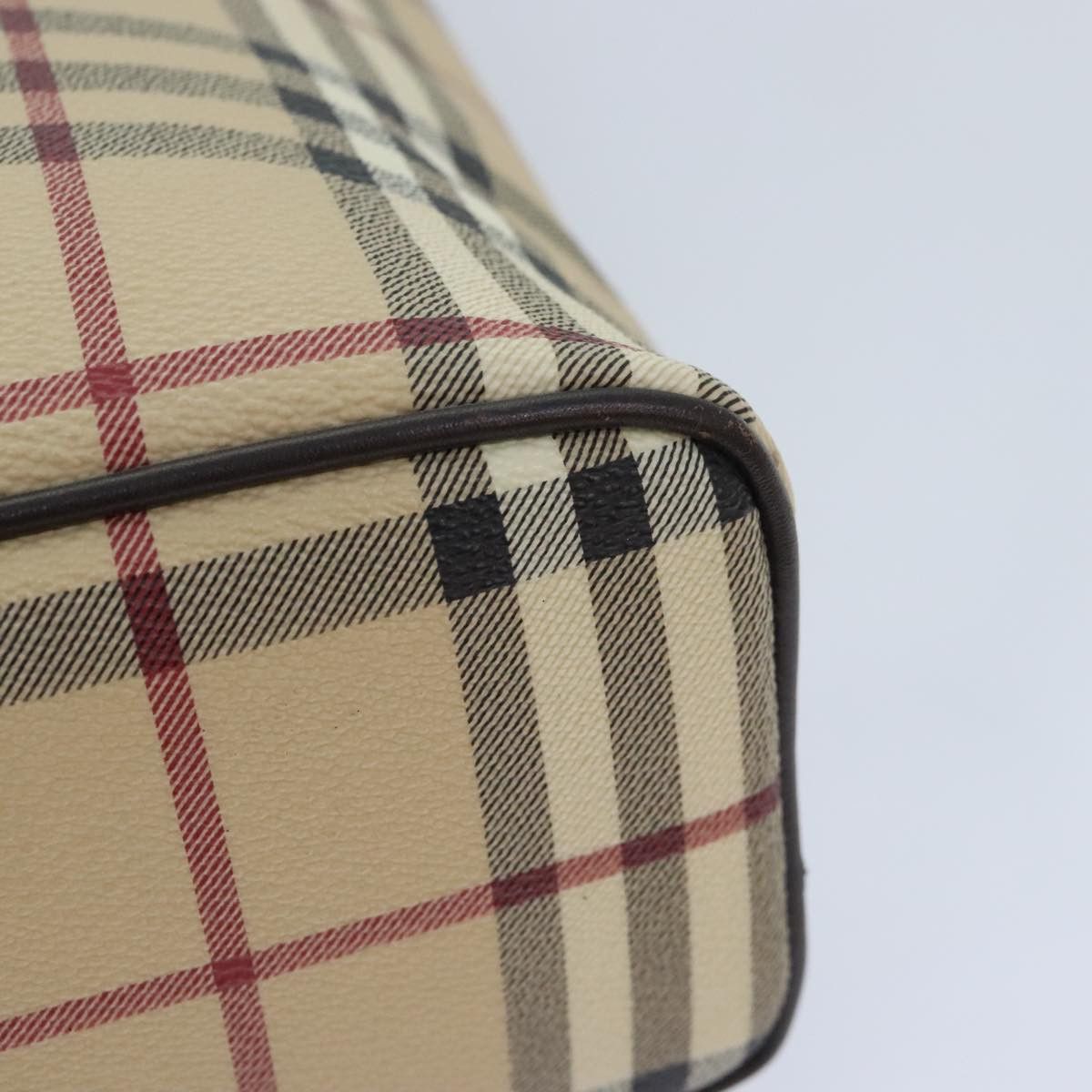 Burberry Nova Check Beige Canvas Handbag (Pre-Owned) Size ONE SIZE - 7 Thumbnail