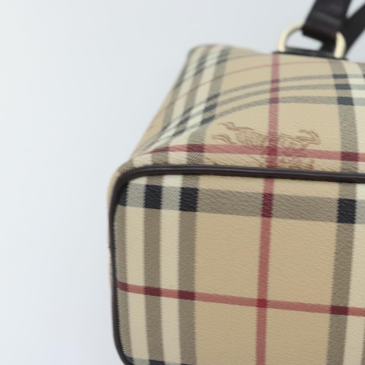 Burberry Nova Check Beige Canvas Handbag (Pre-Owned) Size ONE SIZE - 9 Thumbnail