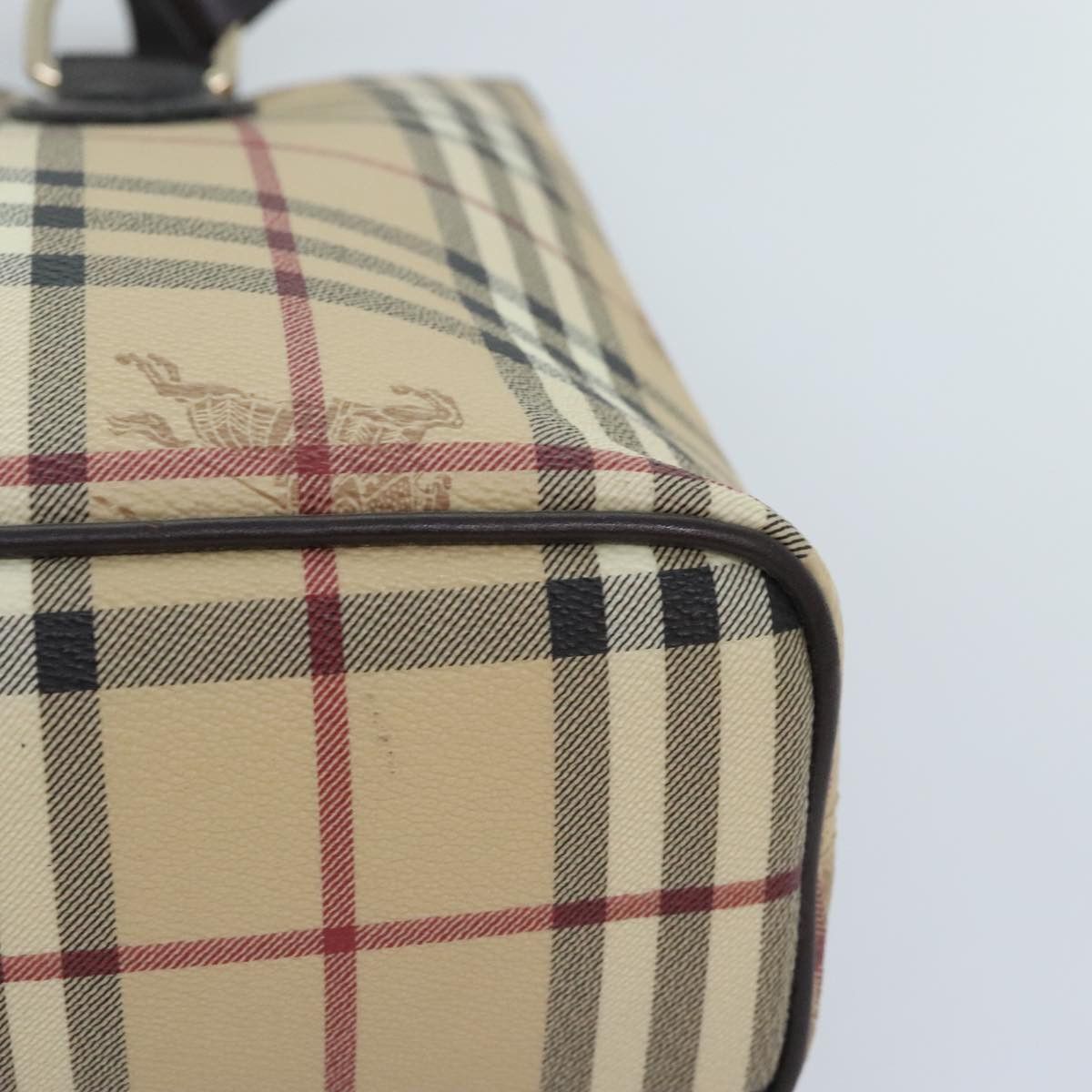 Burberry Nova Check Beige Canvas Handbag (Pre-Owned) Size ONE SIZE - 8 Thumbnail