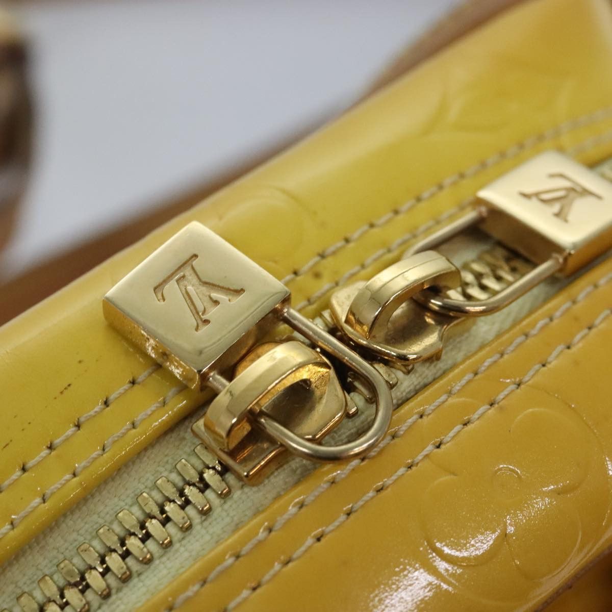 Louis Vuitton Wooster Yellow Patent Leather Shoulder Bag (Pre-Owned) Size ONE SIZE - 12 Thumbnail