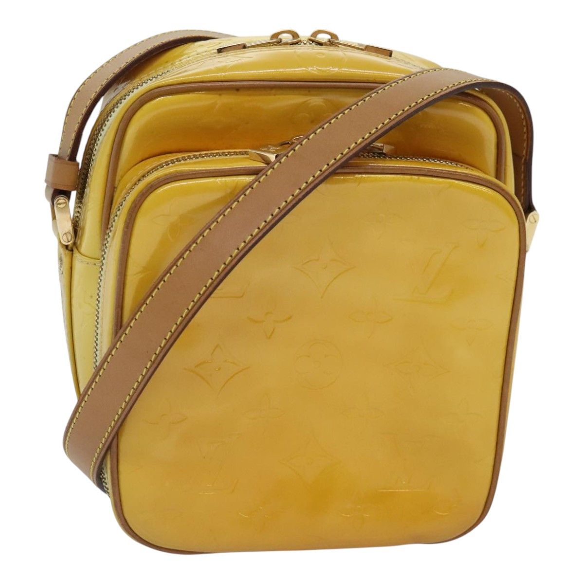 Louis Vuitton Wooster Yellow Patent Leather Shoulder Bag (Pre-Owned) Size ONE SIZE - 13 Thumbnail