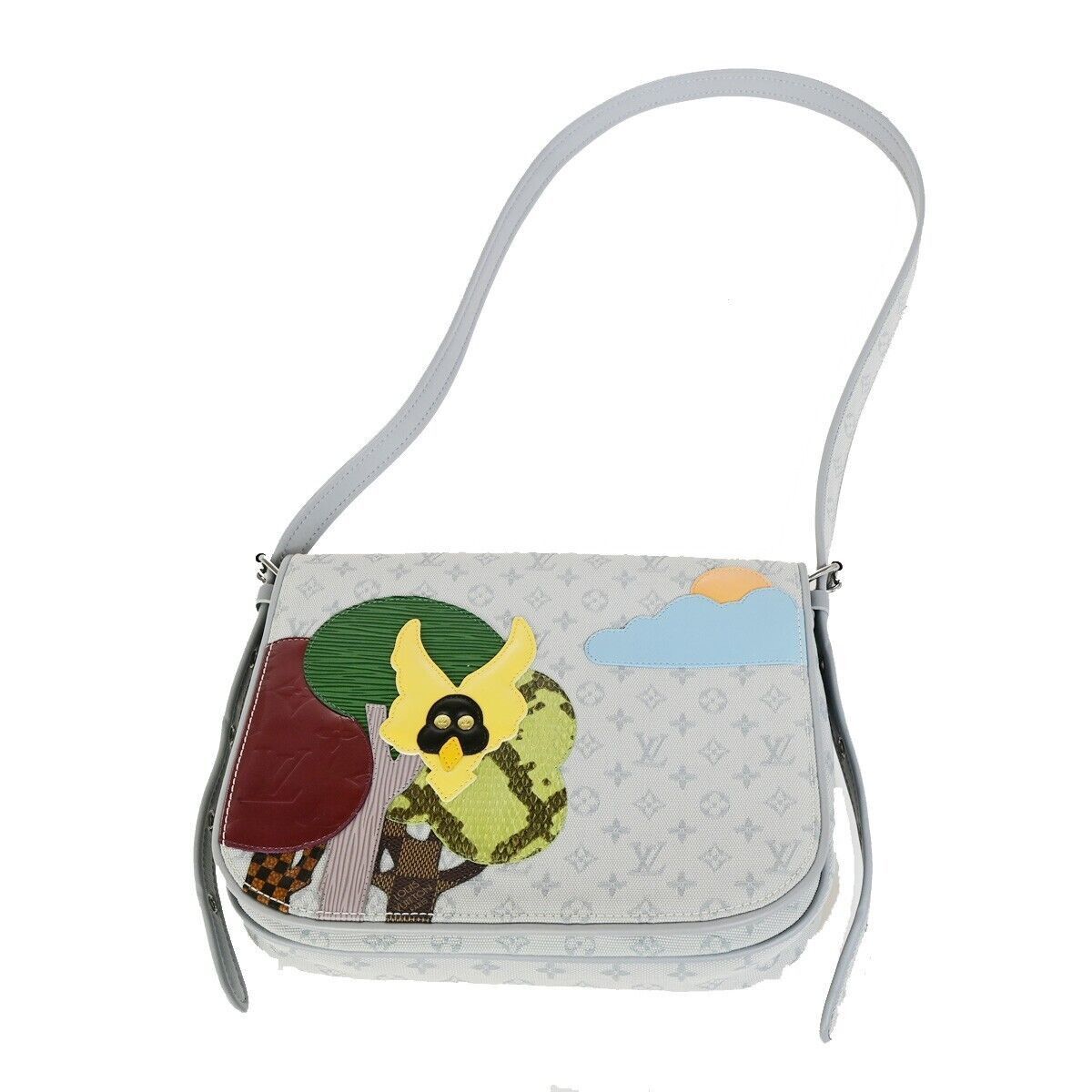 Louis Vuitton Musette Tango Grey Canvas Shoulder Bag (Pre-Owned) Size ONE SIZE - 7 Thumbnail