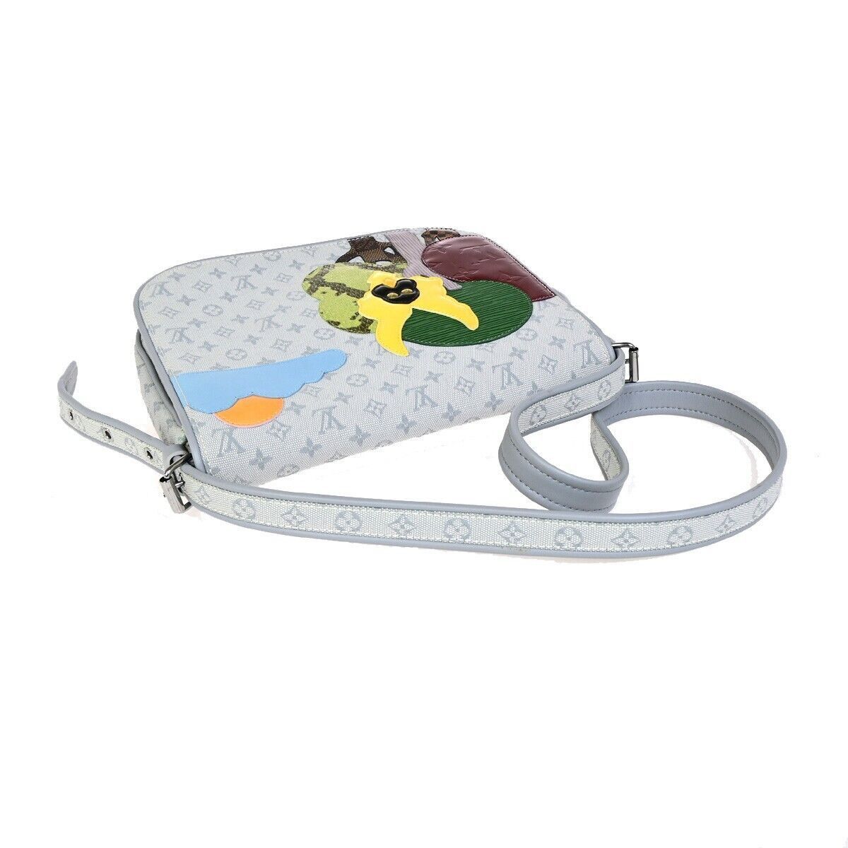 Louis Vuitton Musette Tango Grey Canvas Shoulder Bag (Pre-Owned) Size ONE SIZE - 5 Thumbnail