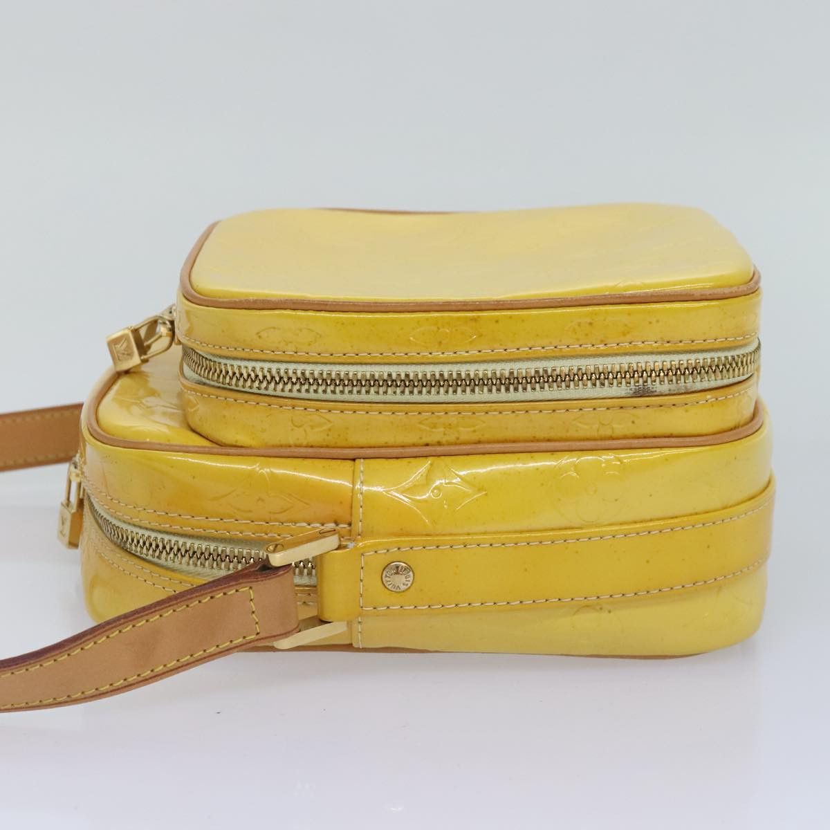 Louis Vuitton Wooster Yellow Patent Leather Shoulder Bag (Pre-Owned) Size ONE SIZE - 4 Thumbnail