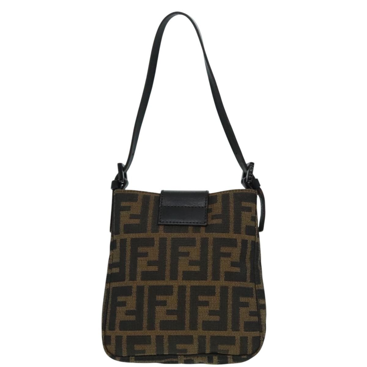 Fendi Mamma Baguette Brown Canvas Shoulder Bag (Pre-Owned) Size ONE SIZE - 2 Thumbnail
