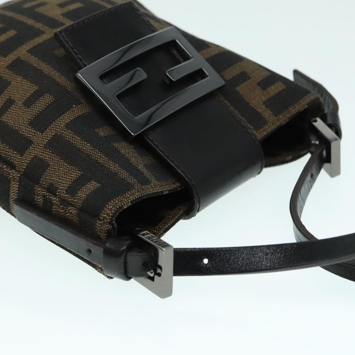 Fendi Mamma Baguette Brown Canvas Shoulder Bag (Pre-Owned) Size ONE SIZE - 20 Thumbnail