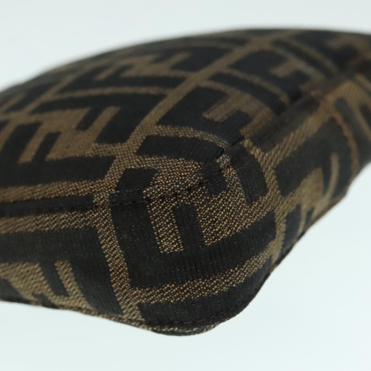 Fendi Mamma Baguette Brown Canvas Shoulder Bag (Pre-Owned) Size ONE SIZE - 10 Thumbnail