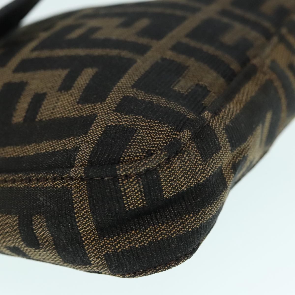 Fendi Mamma Baguette Brown Canvas Shoulder Bag (Pre-Owned) Size ONE SIZE - 8 Thumbnail