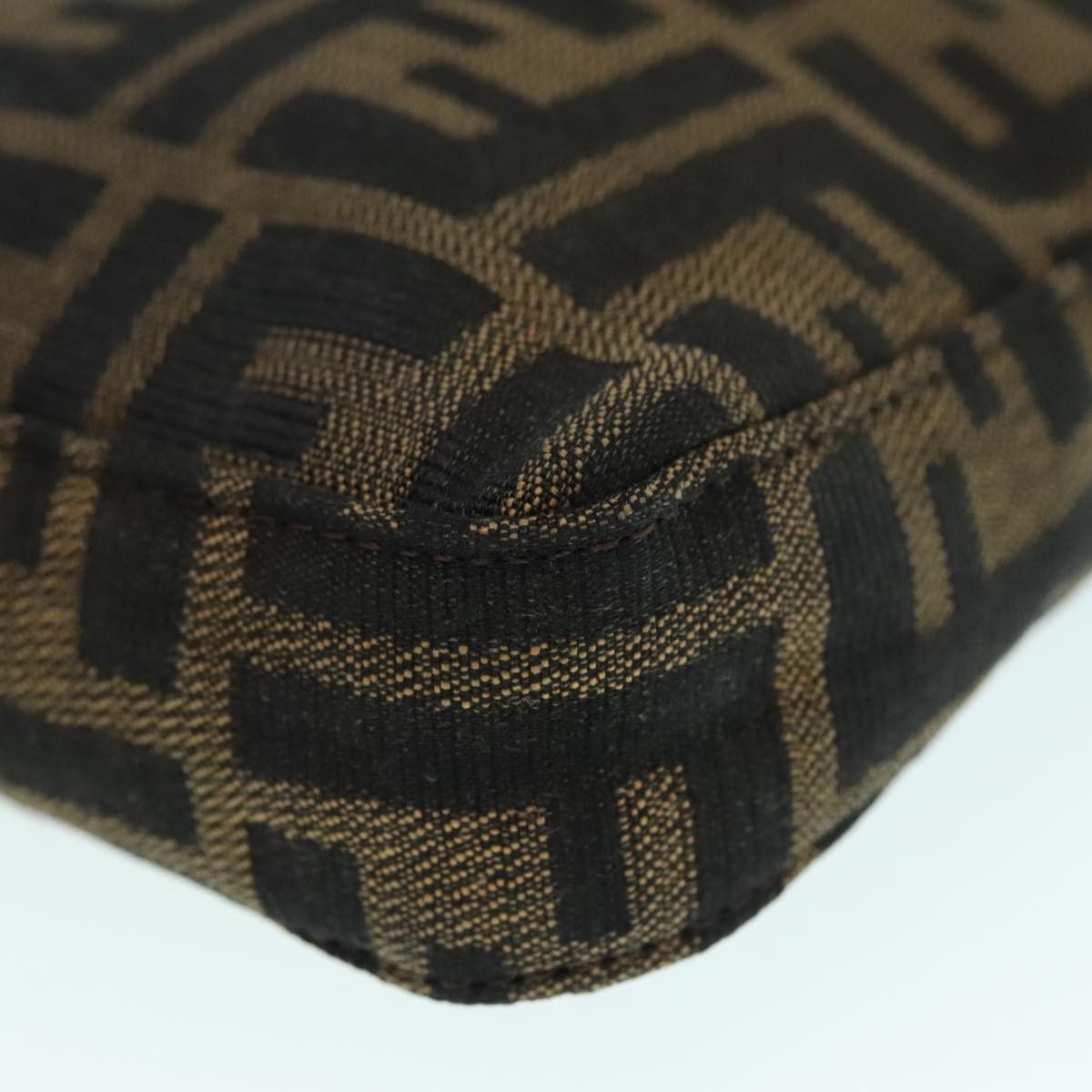 Fendi Mamma Baguette Brown Canvas Shoulder Bag (Pre-Owned) Size ONE SIZE - 9 Thumbnail