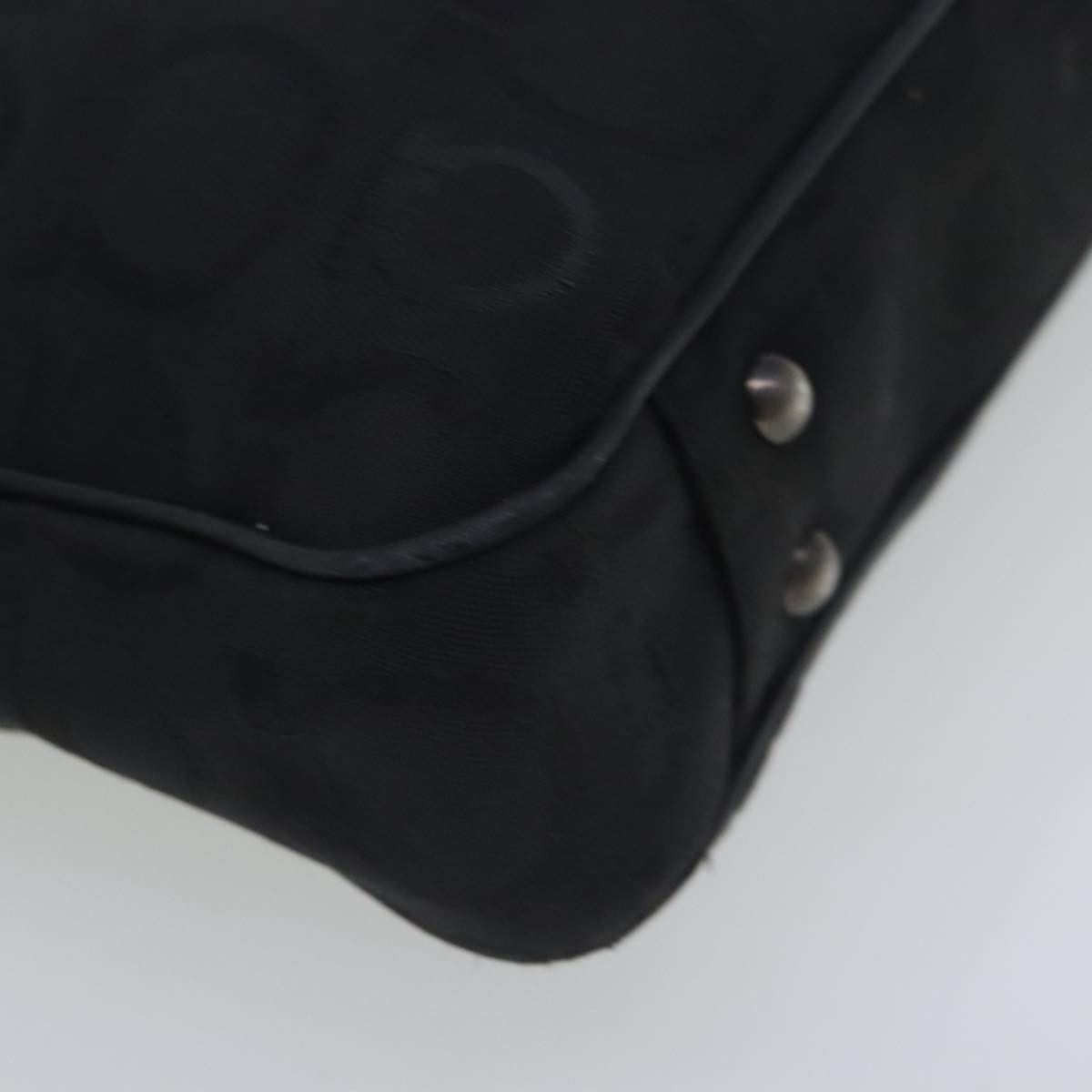 Salvatore Ferragamo Gancini Black Canvas Tote Bag (Pre-Owned) Size ONE SIZE - 8 Thumbnail