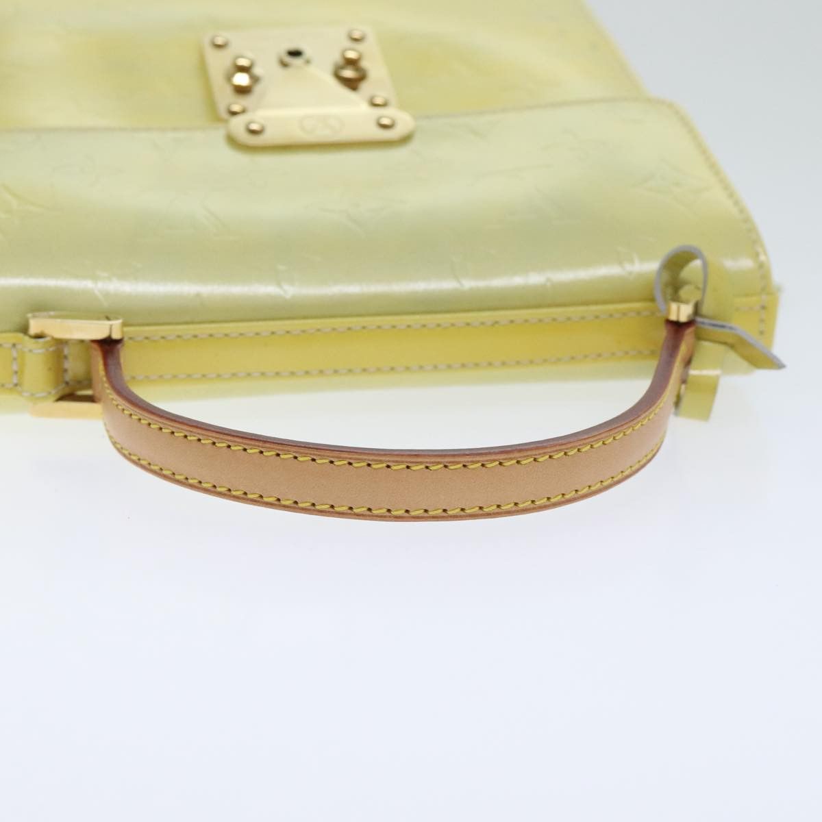 Louis Vuitton Spring Street Yellow Patent Leather Handbag (Pre-Owned) Size ONE SIZE - 5 Thumbnail