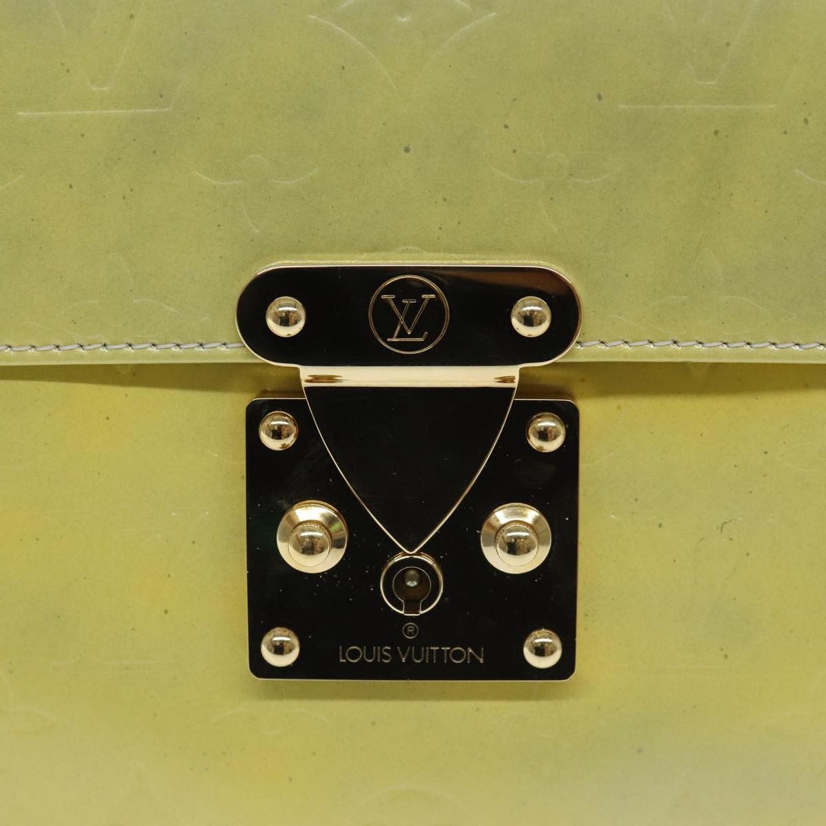 Louis Vuitton Spring Street Yellow Patent Leather Handbag (Pre-Owned) Size ONE SIZE - 7 Thumbnail