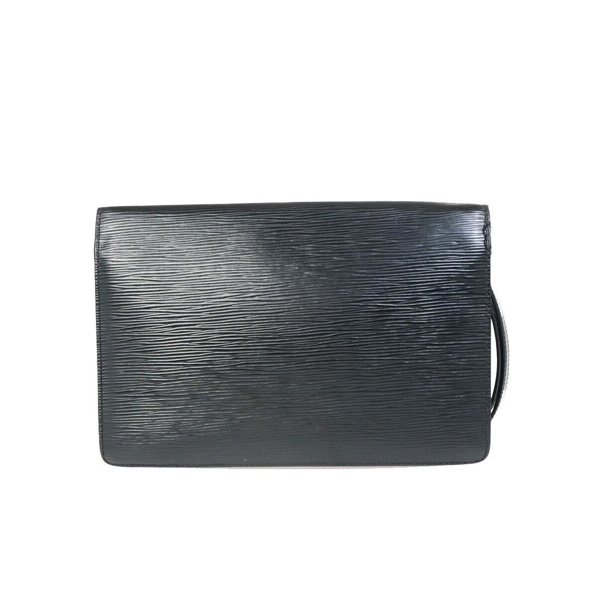 Louis Vuitton Sellier Drangonne Black Leather Handbag (Pre-Owned) Size ONE SIZE - 3 Thumbnail
