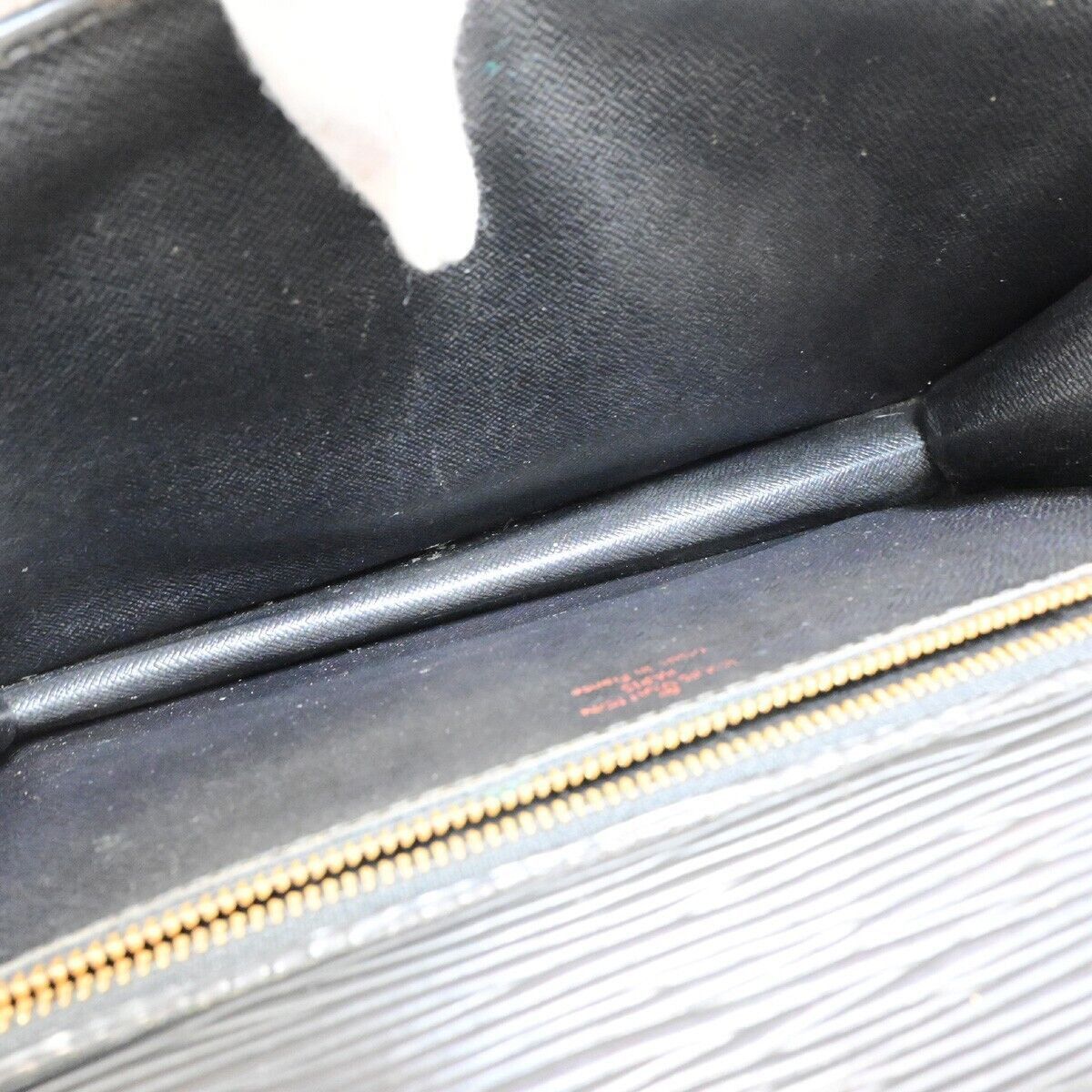 Louis Vuitton Sellier Drangonne Black Leather Handbag (Pre-Owned) Size ONE SIZE - 11 Thumbnail