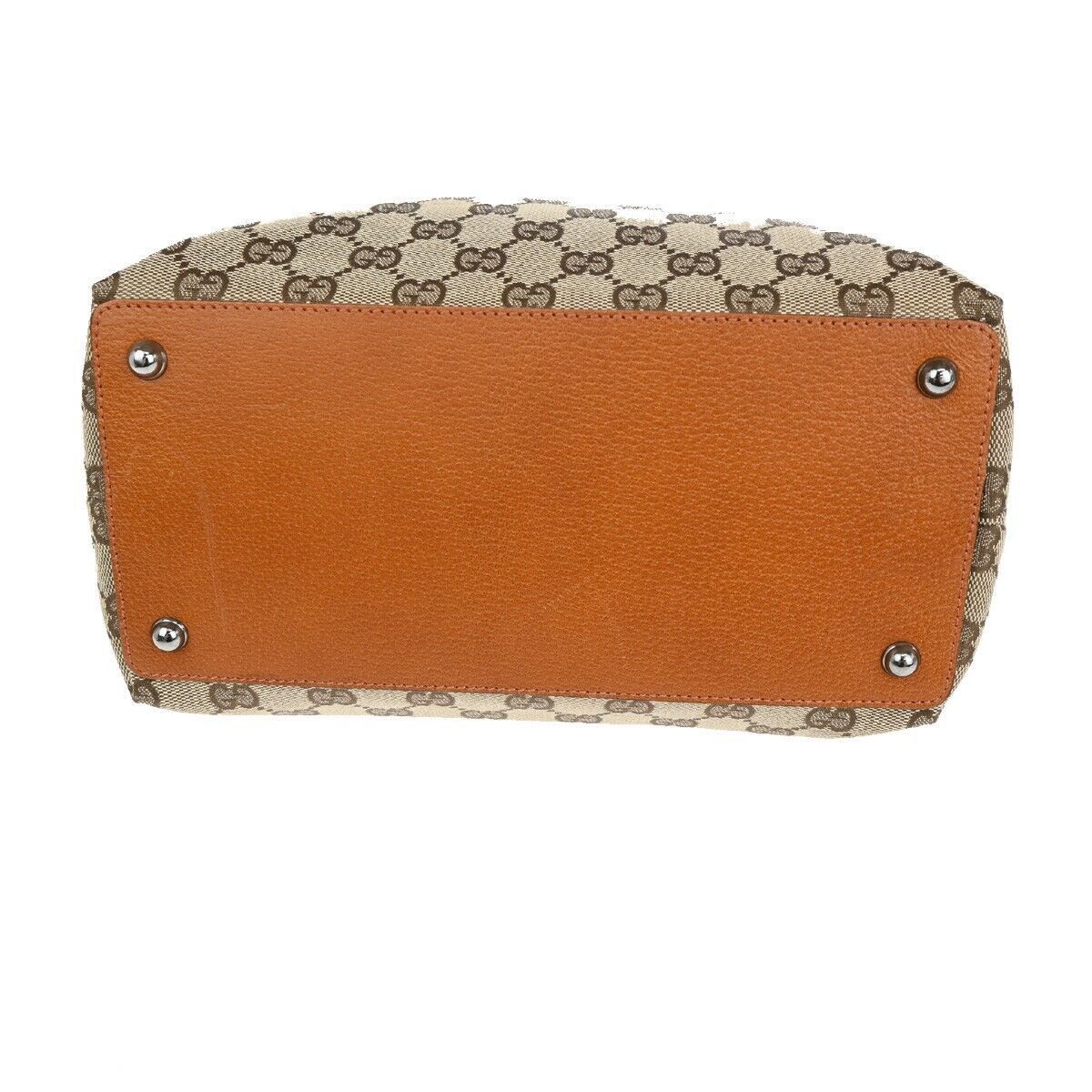 Gucci Eclipse Brown Canvas Shoulder Bag (Pre-Owned) Size ONE SIZE - 7 Thumbnail
