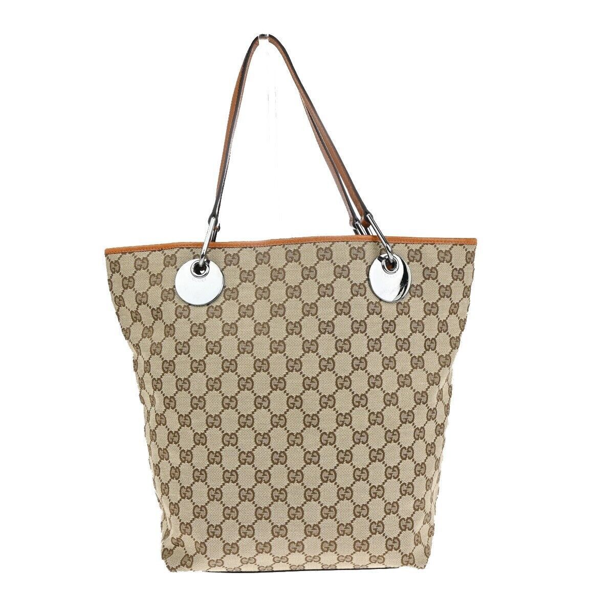 Gucci Eclipse Brown Canvas Shoulder Bag (Pre-Owned) Size ONE SIZE - 2 Thumbnail