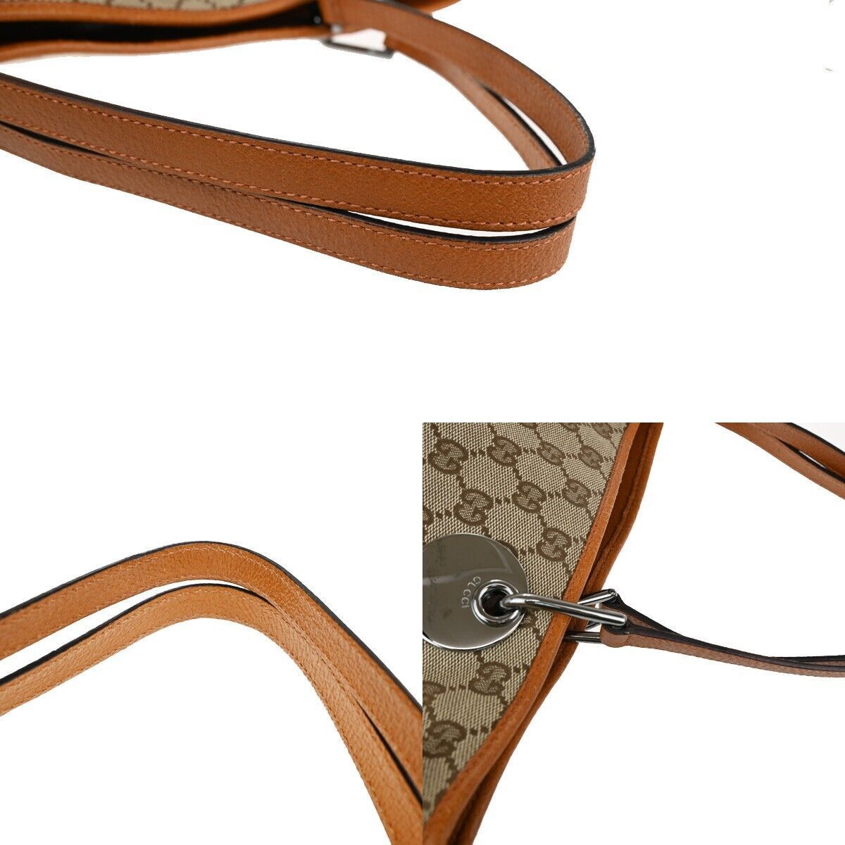 Gucci Eclipse Brown Canvas Shoulder Bag (Pre-Owned) Size ONE SIZE - 6 Thumbnail