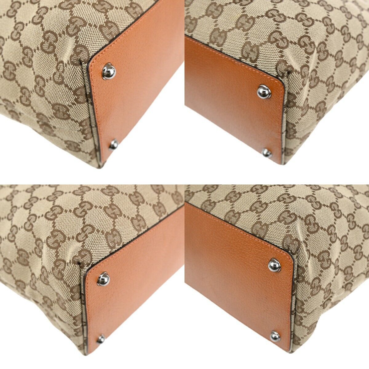 Gucci Eclipse Brown Canvas Shoulder Bag (Pre-Owned) Size ONE SIZE - 8 Thumbnail