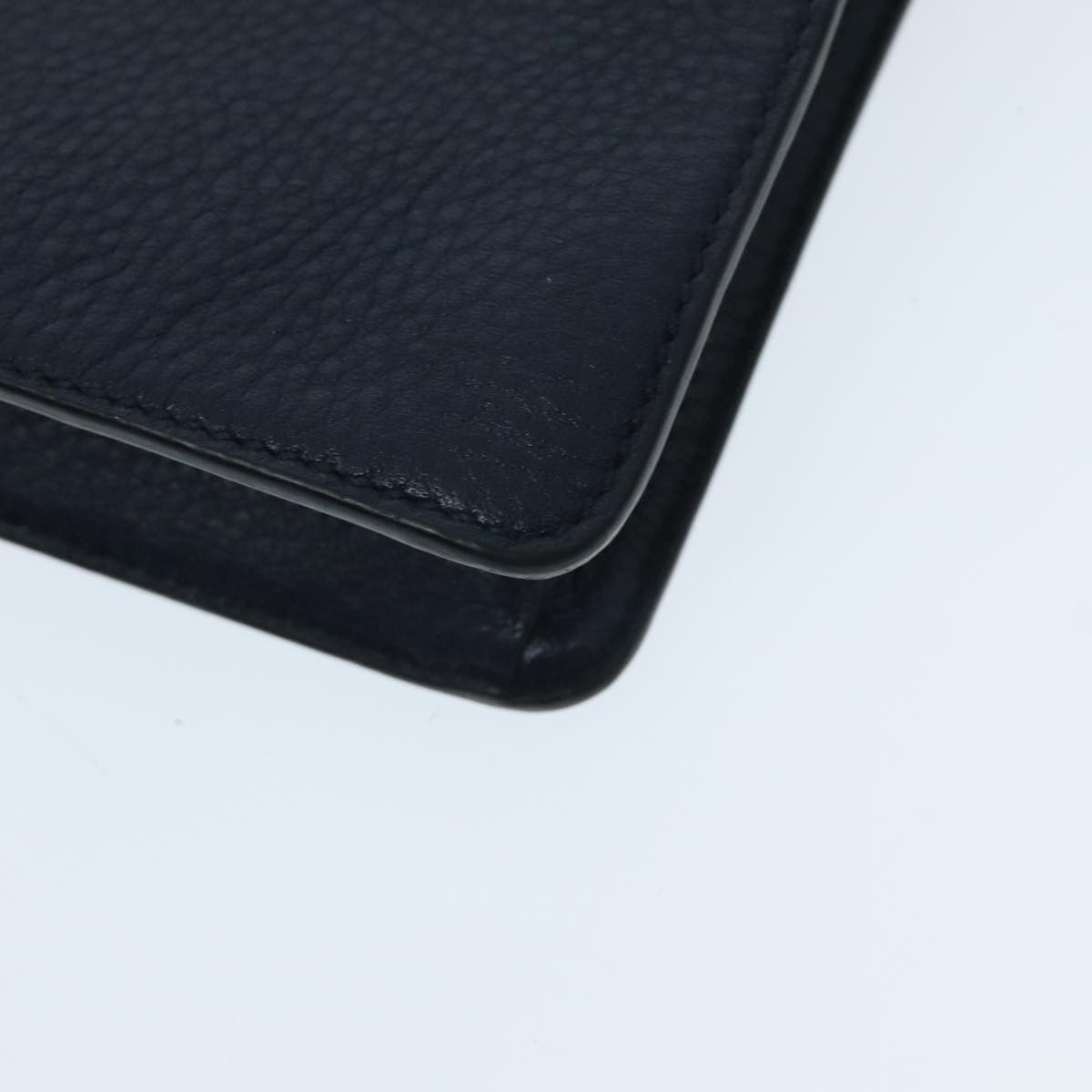 Prada Vitello Navy Leather Clutch Bag (Pre-Owned) Size ONE SIZE - 8 Thumbnail
