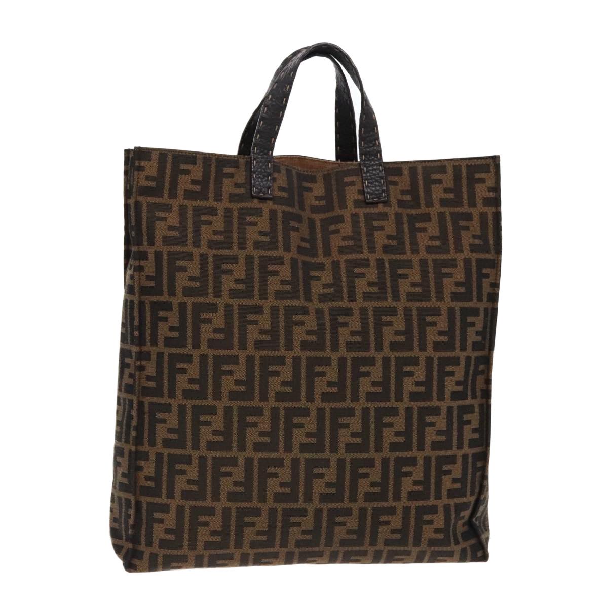 Selleria Brown Canvas Tote Bag (Pre-Owned)