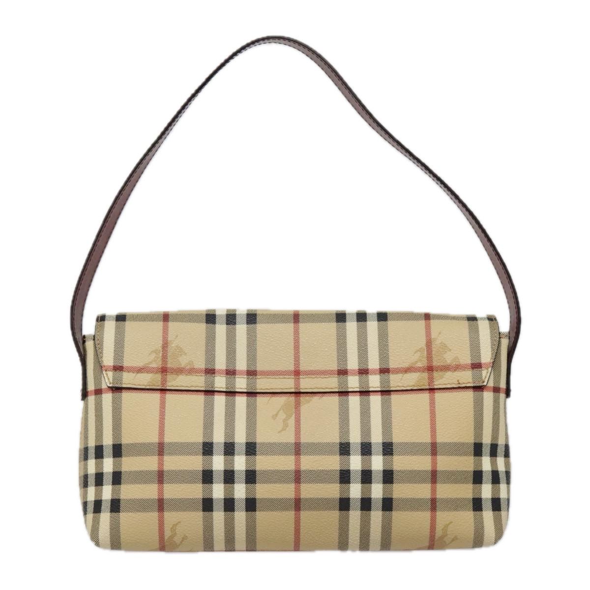Burberry Nova Check Beige Leather Shoulder Bag (Pre-Owned) Size ONE SIZE - 2 Thumbnail