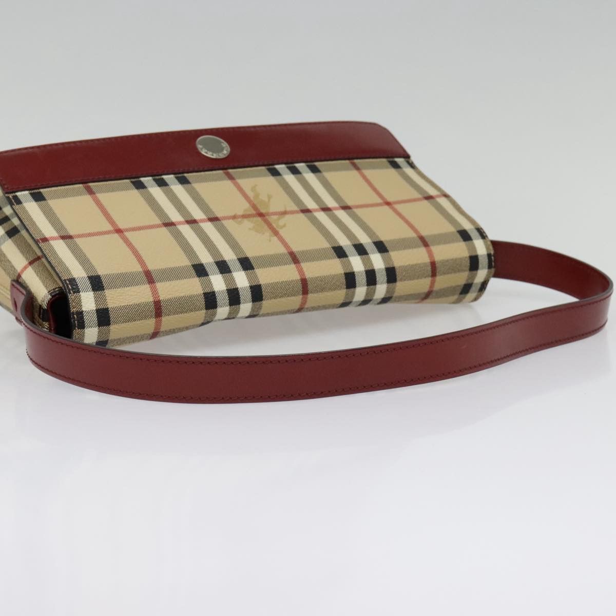 Burberry Nova Check Beige Leather Shoulder Bag (Pre-Owned) Size ONE SIZE - 5 Thumbnail