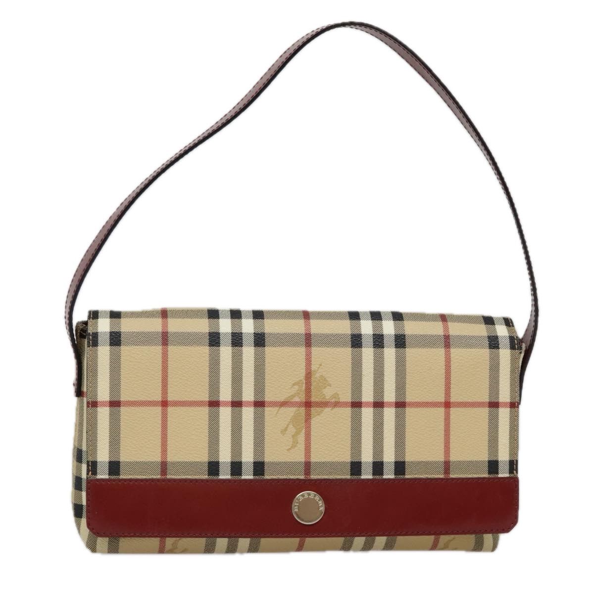 Burberry Nova Check Beige Leather Shoulder Bag (Pre-Owned) Size ONE SIZE - 17 Thumbnail