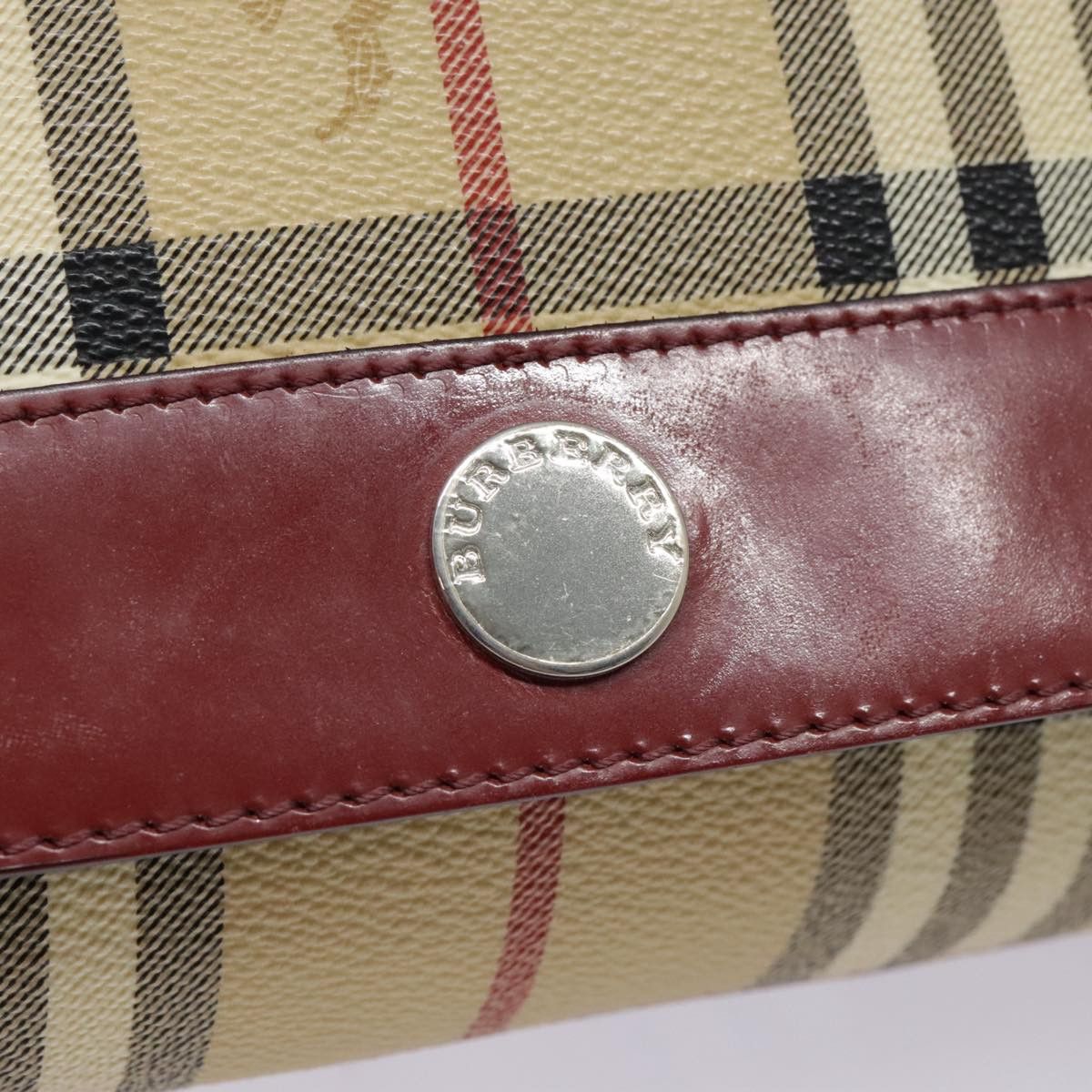Burberry Nova Check Beige Leather Shoulder Bag (Pre-Owned) Size ONE SIZE - 10 Thumbnail