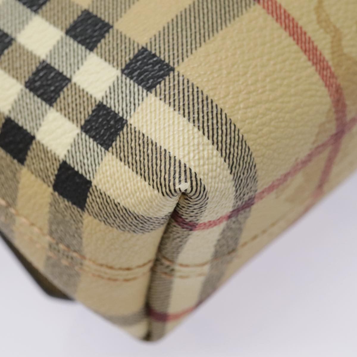 Burberry Nova Check Beige Leather Shoulder Bag (Pre-Owned) Size ONE SIZE - 6 Thumbnail