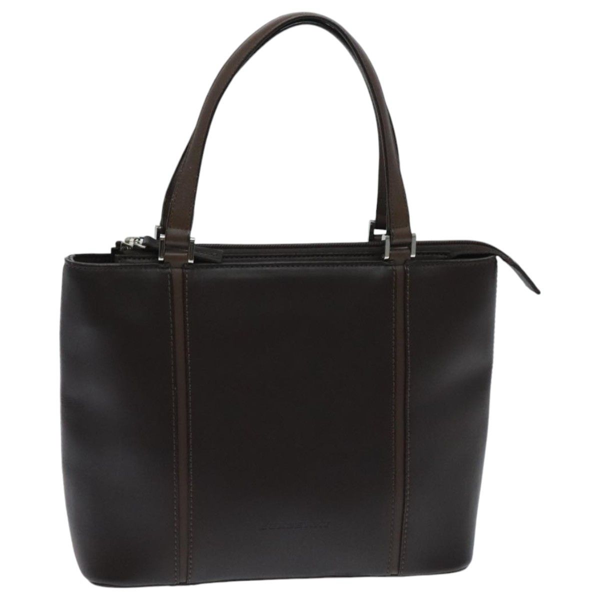 Burberry Brown Leather Handbag (Pre-Owned) Size ONE SIZE - 16 Thumbnail