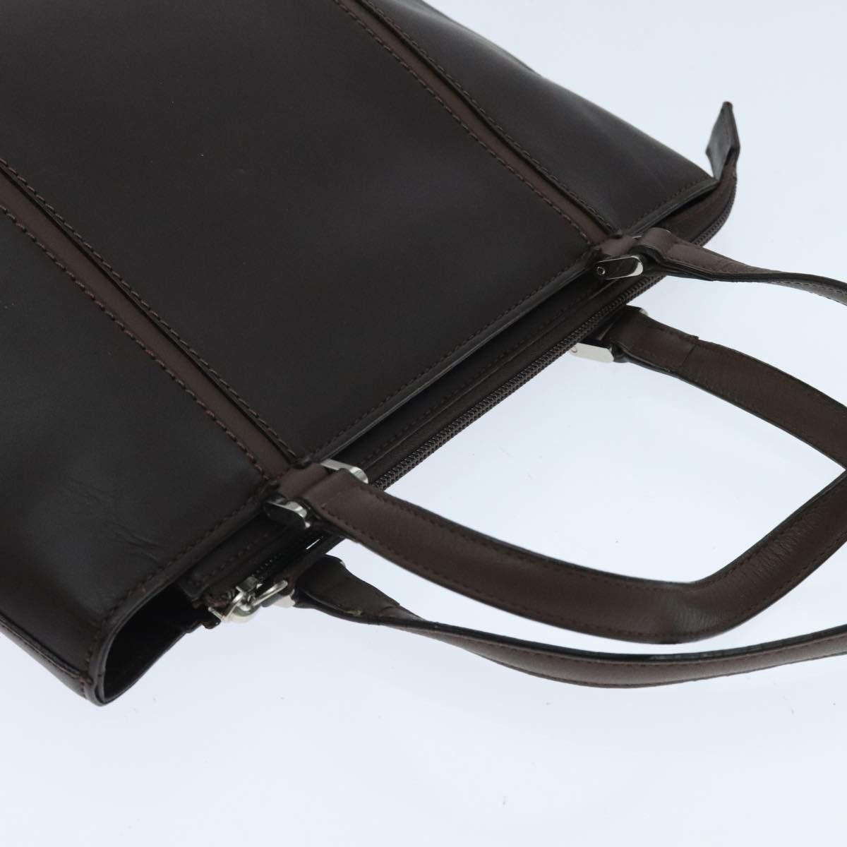 Burberry Brown Leather Handbag (Pre-Owned) Size ONE SIZE - 15 Thumbnail