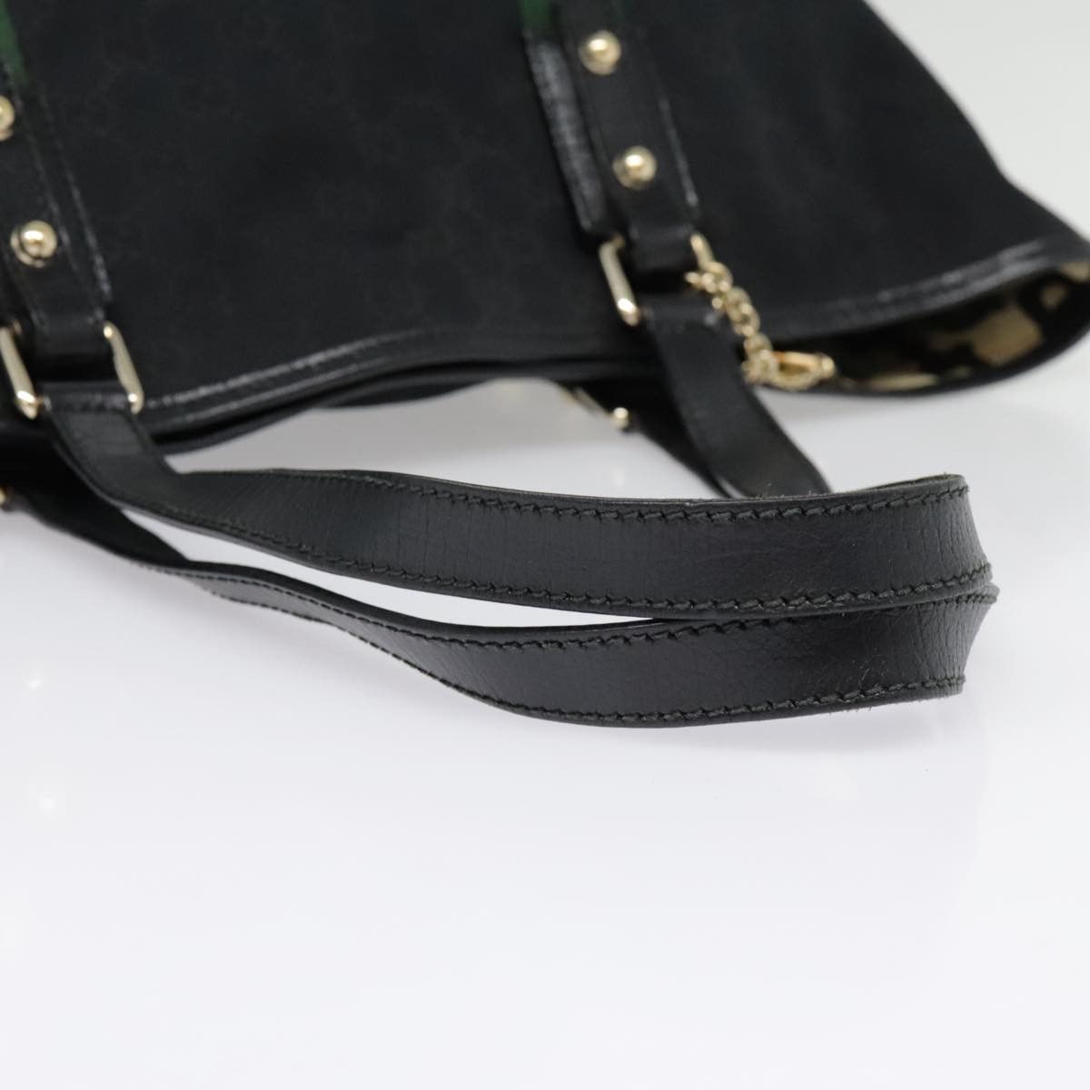 Gucci Ophidia Black Canvas Tote Bag (Pre-Owned) Size ONE SIZE - 5 Thumbnail