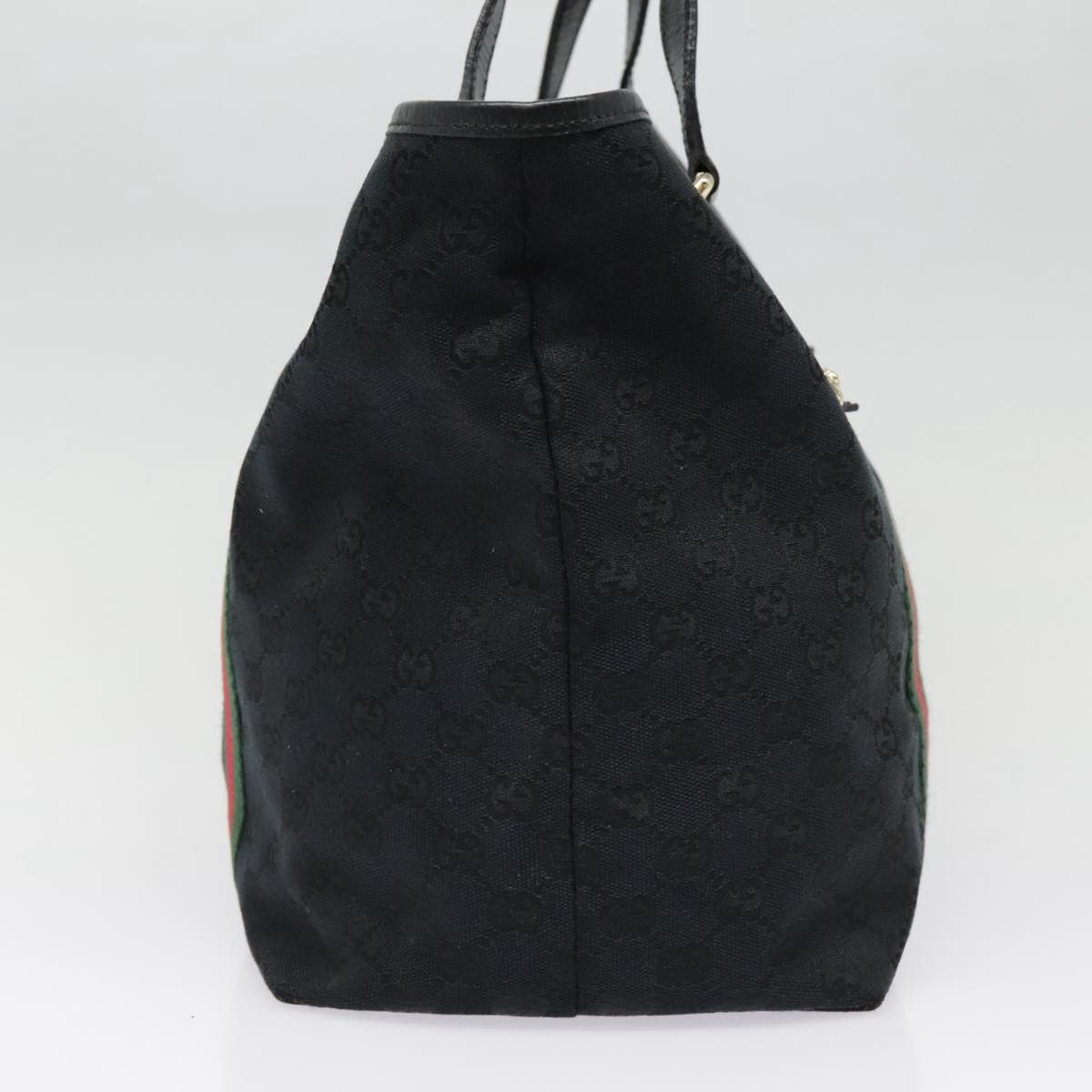 Gucci Ophidia Black Canvas Tote Bag (Pre-Owned) Size ONE SIZE - 4 Thumbnail