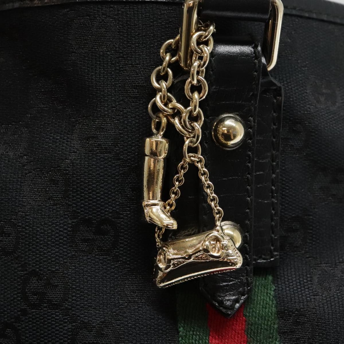 Gucci Ophidia Black Canvas Tote Bag (Pre-Owned) Size ONE SIZE - 11 Thumbnail