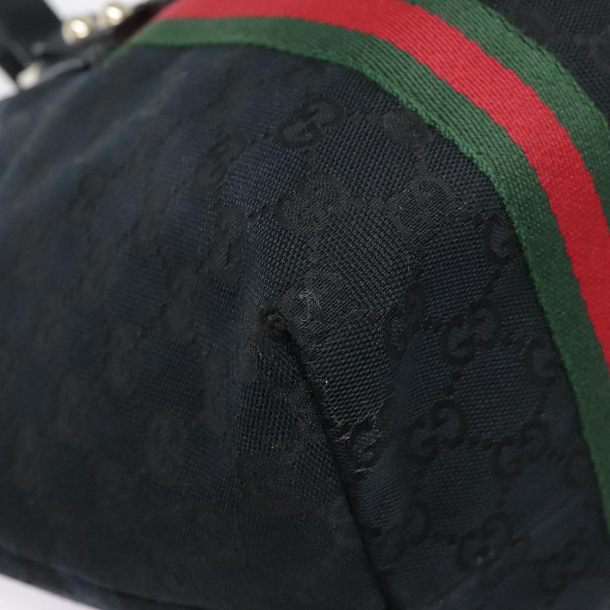 Gucci Ophidia Black Canvas Tote Bag (Pre-Owned) Size ONE SIZE - 9 Thumbnail