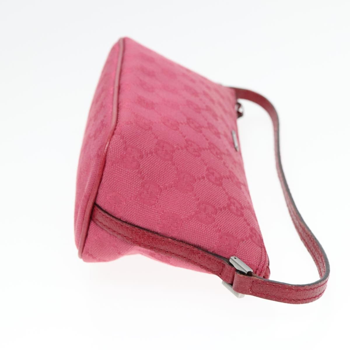 Gucci Pink Canvas Clutch Bag (Pre-Owned) Size ONE SIZE - 4 Thumbnail