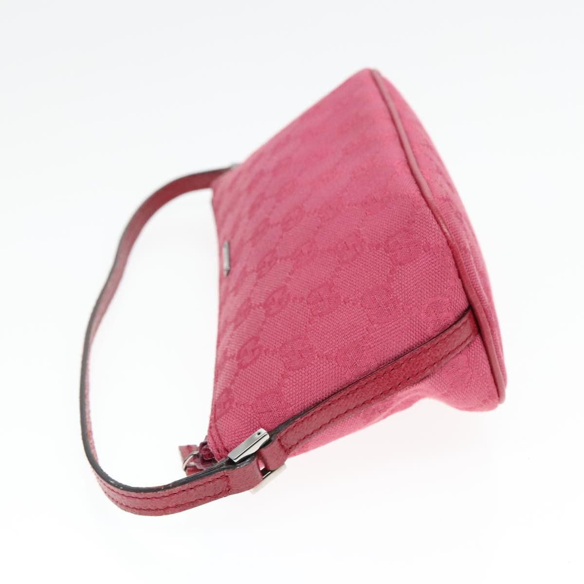 Gucci Pink Canvas Clutch Bag (Pre-Owned) Size ONE SIZE - 3 Thumbnail