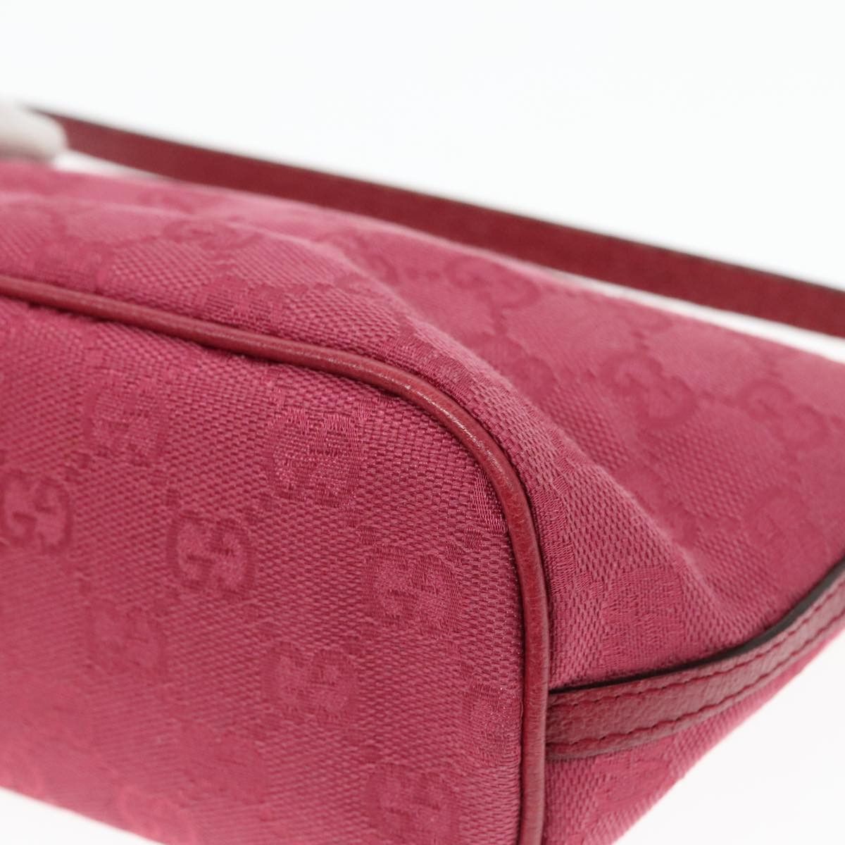 Gucci Pink Canvas Clutch Bag (Pre-Owned) Size ONE SIZE - 7 Thumbnail