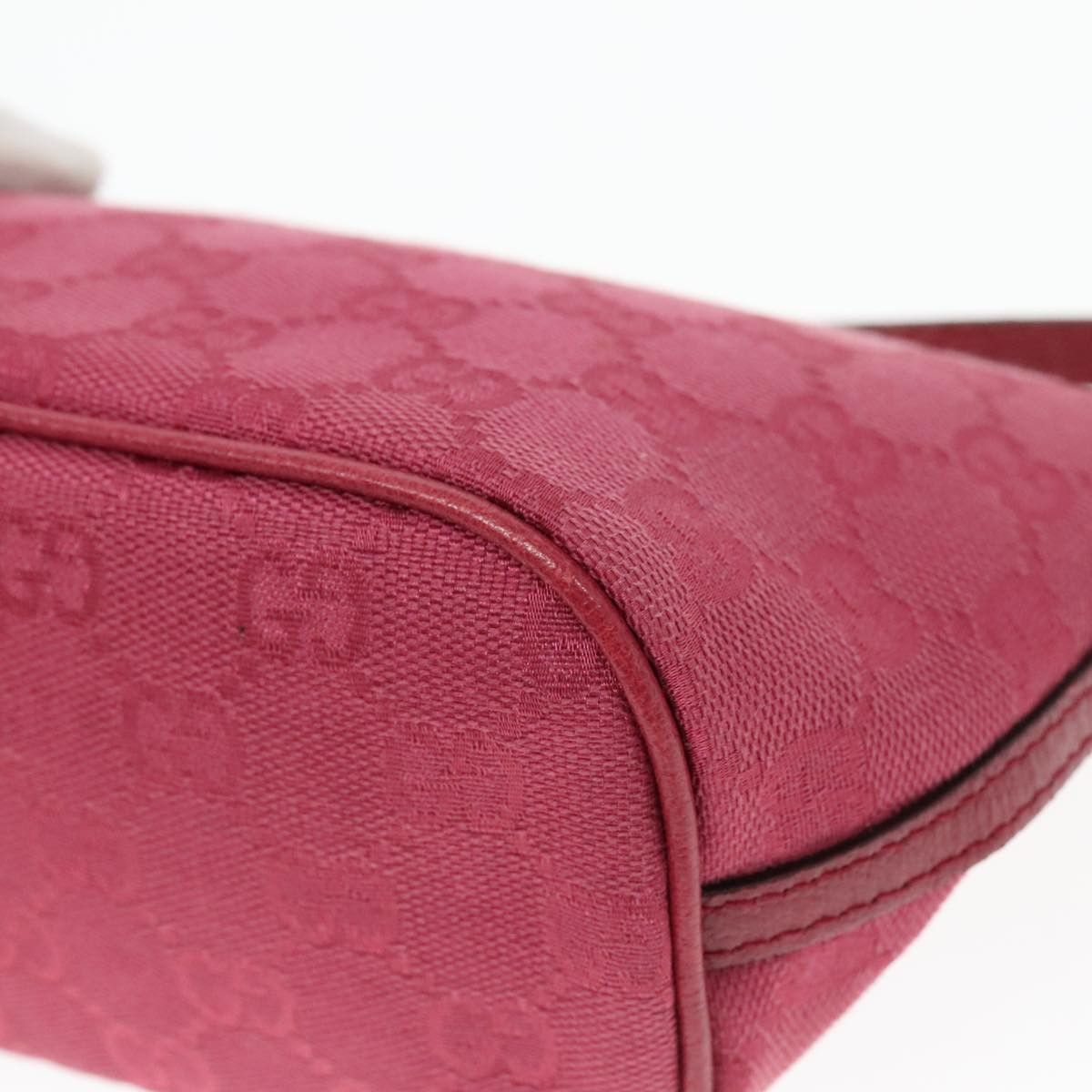 Gucci Pink Canvas Clutch Bag (Pre-Owned) Size ONE SIZE - 9 Thumbnail