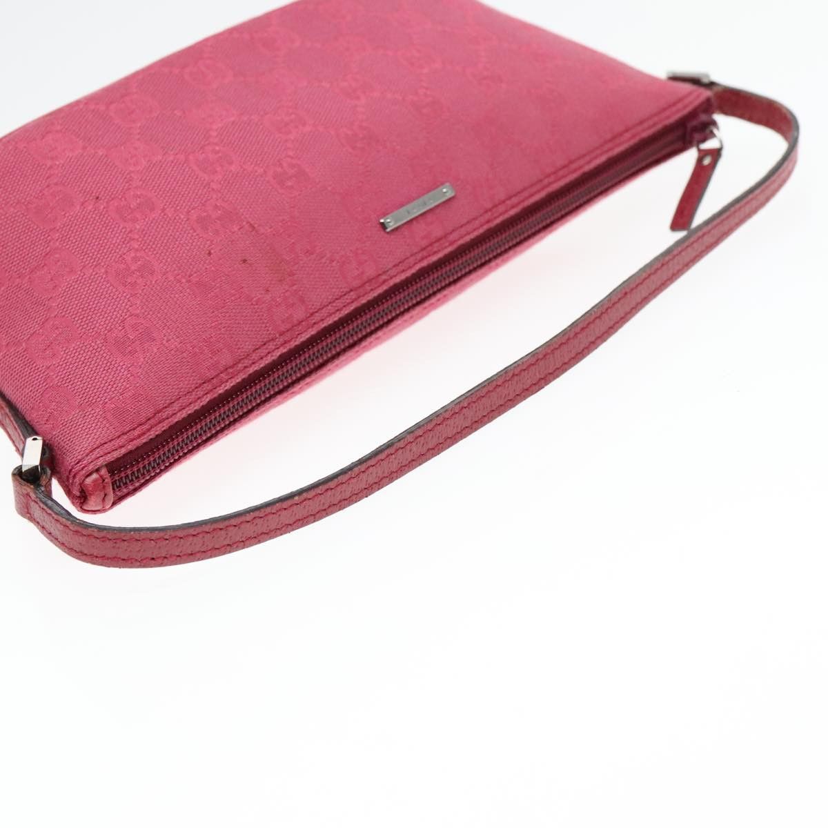Gucci Pink Canvas Clutch Bag (Pre-Owned) Size ONE SIZE - 5 Thumbnail