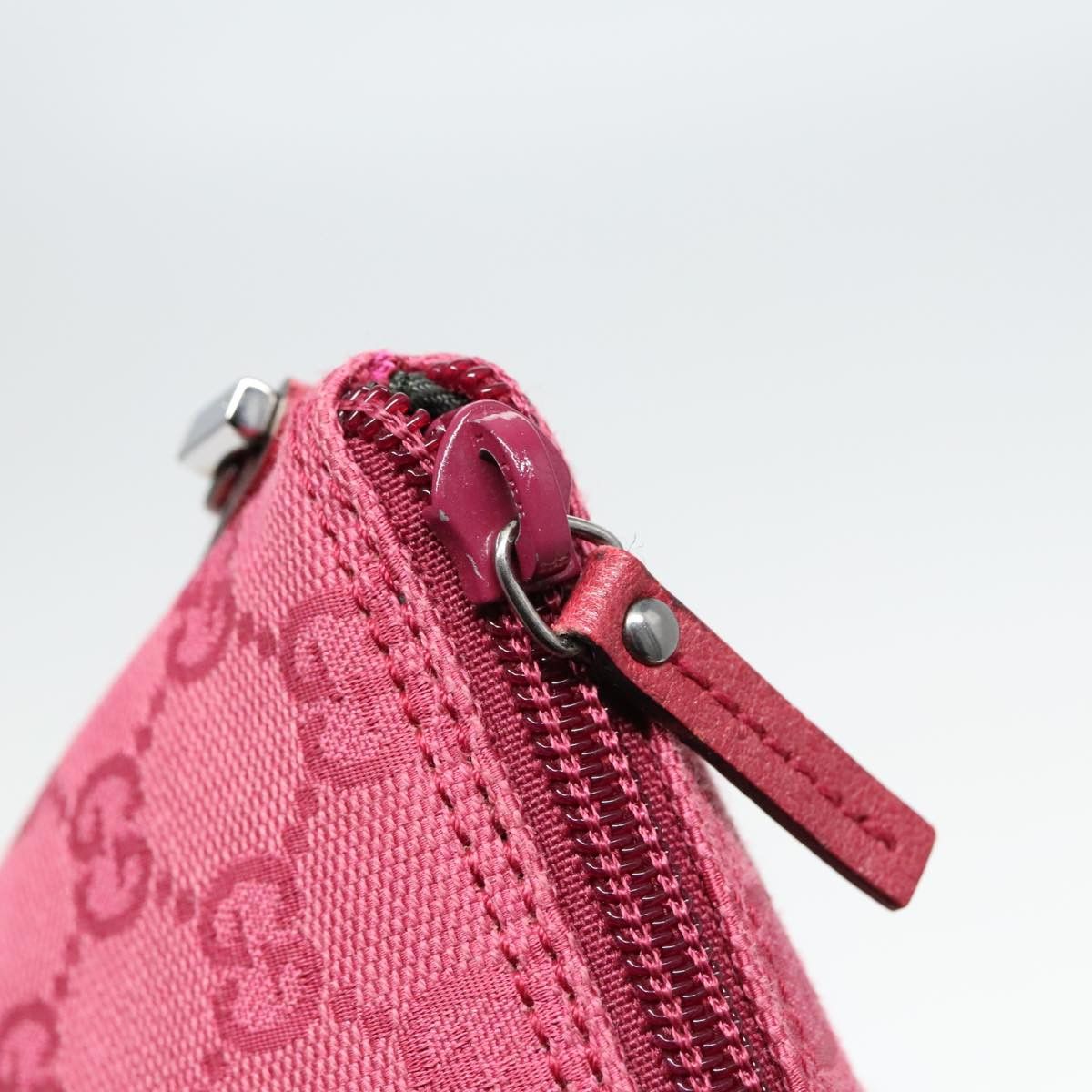 Gucci Pink Canvas Clutch Bag (Pre-Owned) Size ONE SIZE - 12 Thumbnail