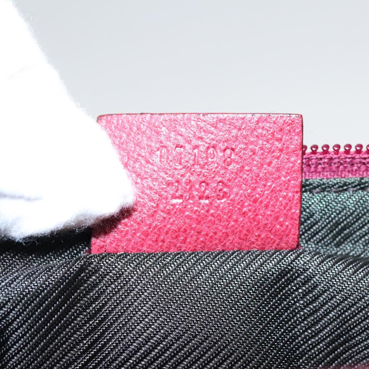 Gucci Pink Canvas Clutch Bag (Pre-Owned) Size ONE SIZE - 15 Thumbnail