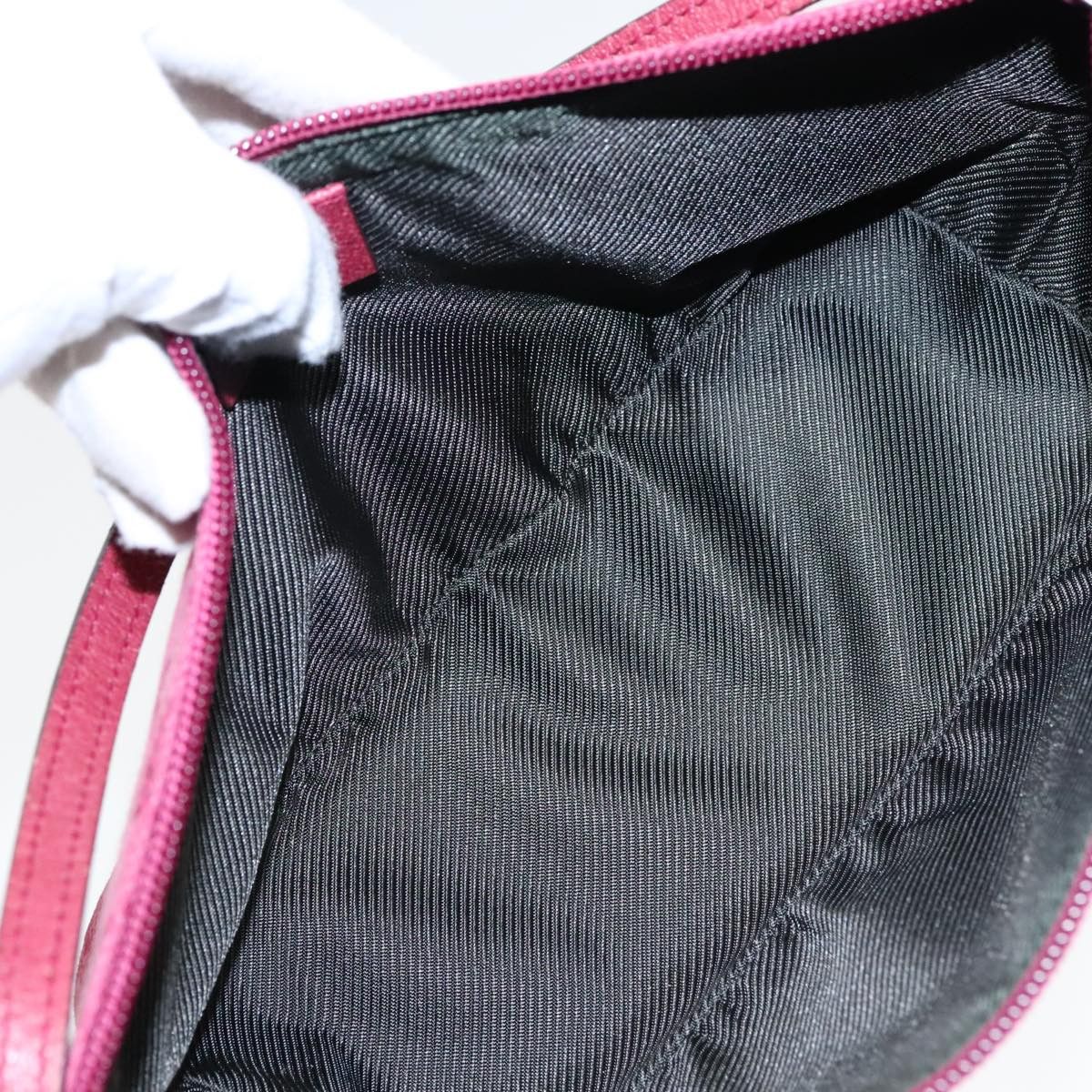 Gucci Pink Canvas Clutch Bag (Pre-Owned) Size ONE SIZE - 13 Thumbnail