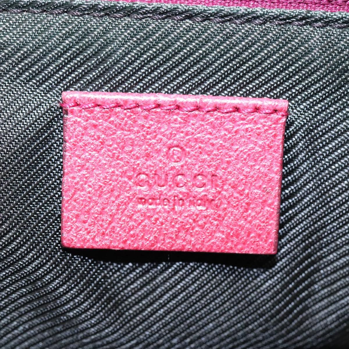 Gucci Pink Canvas Clutch Bag (Pre-Owned) Size ONE SIZE - 14 Thumbnail