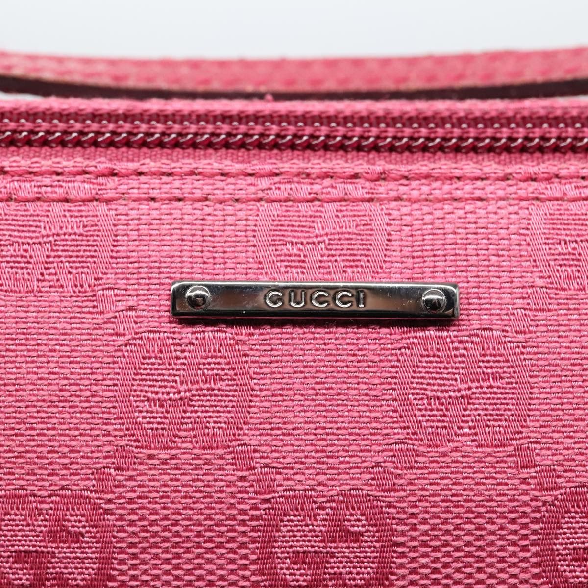 Gucci Pink Canvas Clutch Bag (Pre-Owned) Size ONE SIZE - 11 Thumbnail