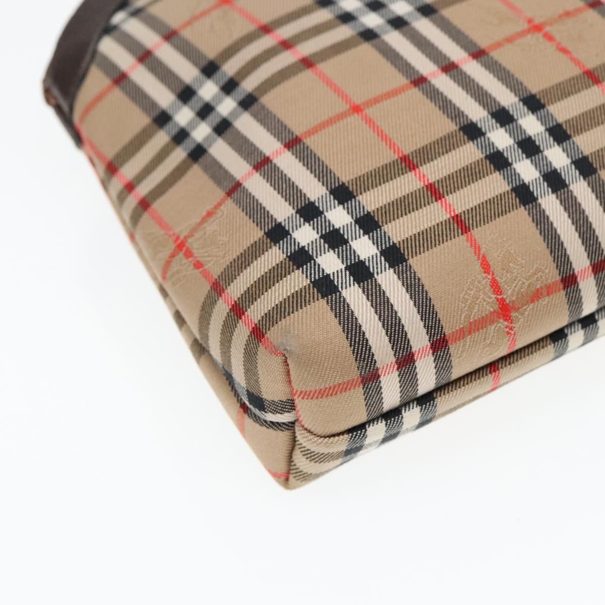 Burberry Nova Check Beige Canvas Clutch Bag (Pre-Owned) Size ONE SIZE - 8 Thumbnail