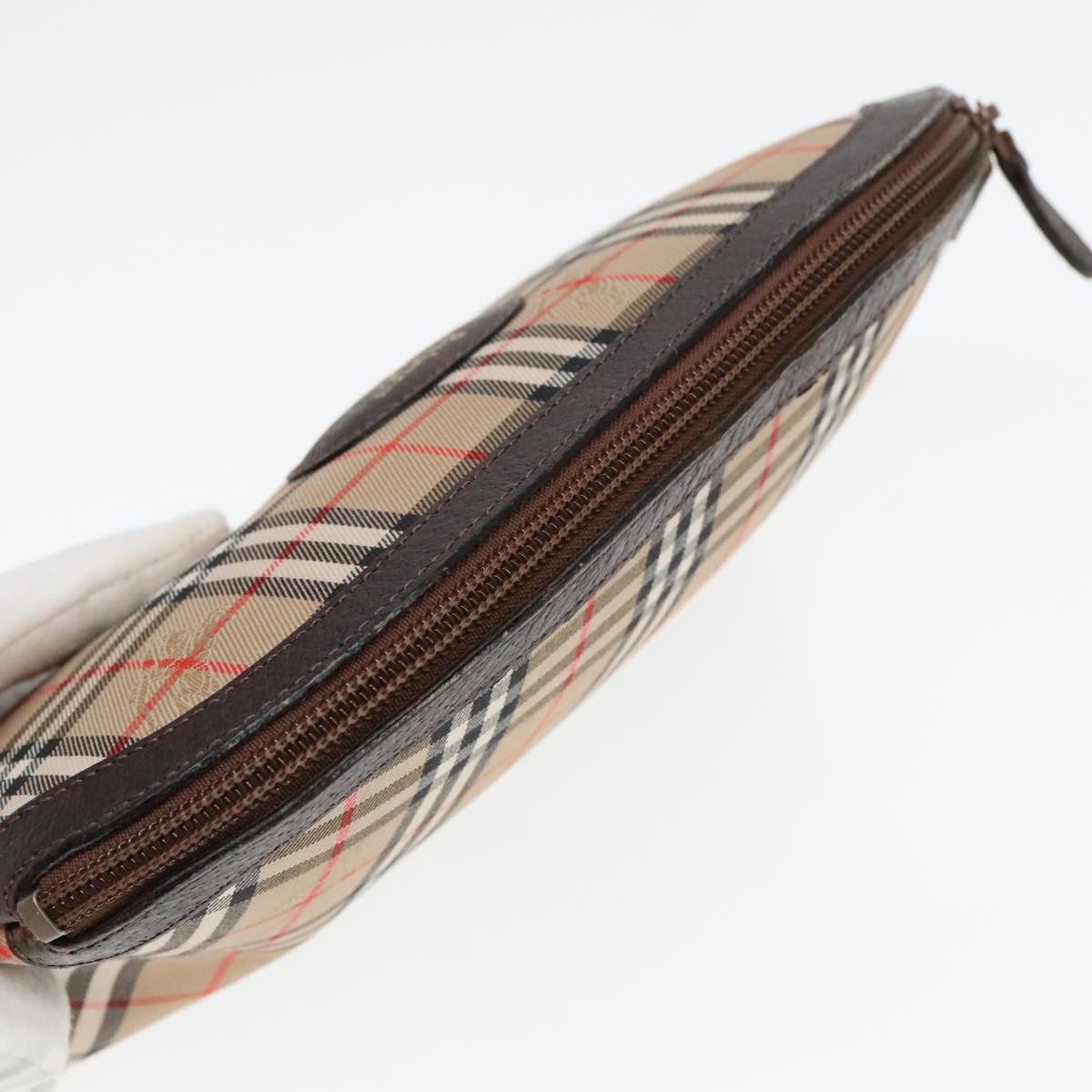 Burberry Nova Check Beige Canvas Clutch Bag (Pre-Owned) Size ONE SIZE - 12 Thumbnail